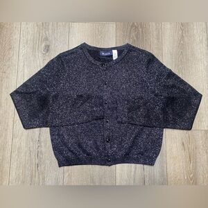 The Children’s Place Sparkly Cardigan Black Size 14